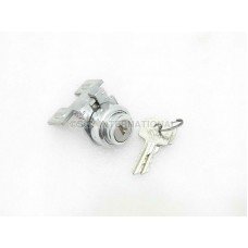 New Vespa Chrome Plated Seat Lock With 2 Keys For Px Pe Models 